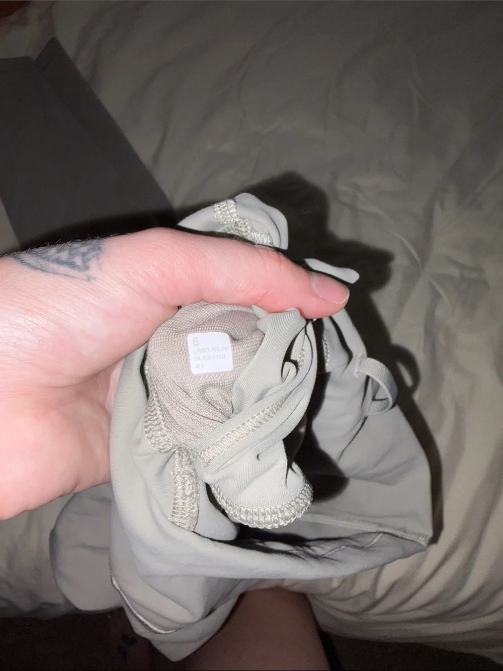 Lululemon Gray High-Waist Leggings